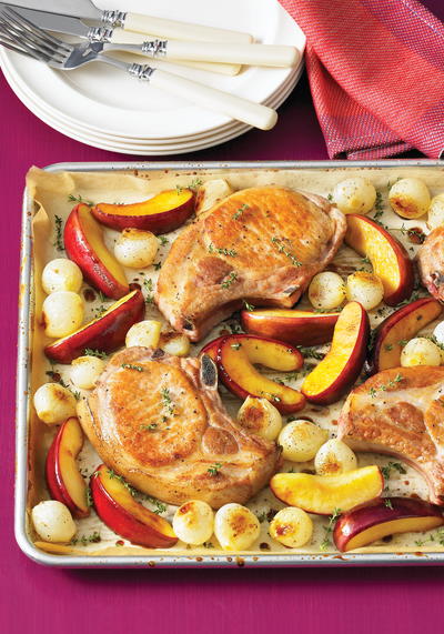 Crisp and Cozy Pork Chop Pan Dinner