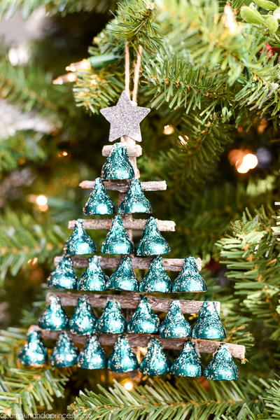 Seasons Greetings Hershey's Kisses Christmas Tree