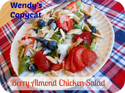 Wendys Berry Almond Chicken Salad Copycat Wendys Berry Almond Chicken Salad Copycat