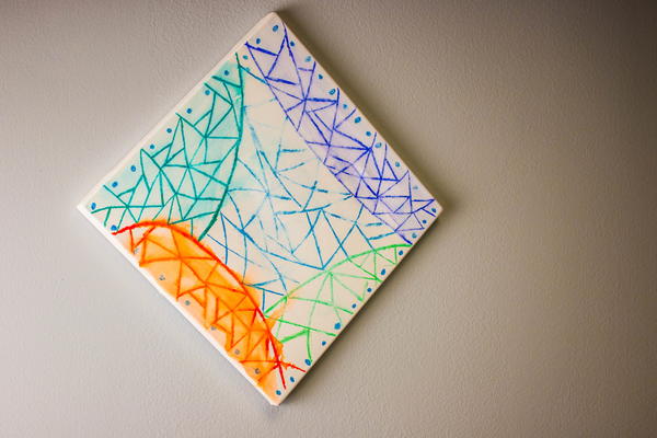 Sharpie Inspired Watercolor Wall Art Sharpie Inspired Watercolor Wall Art