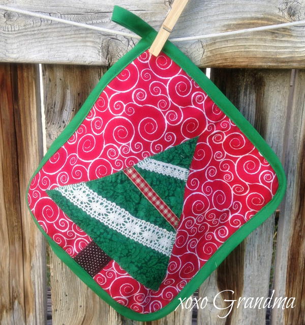 Christmas Tree Hot Pads Christmas Tree Hot Pads
