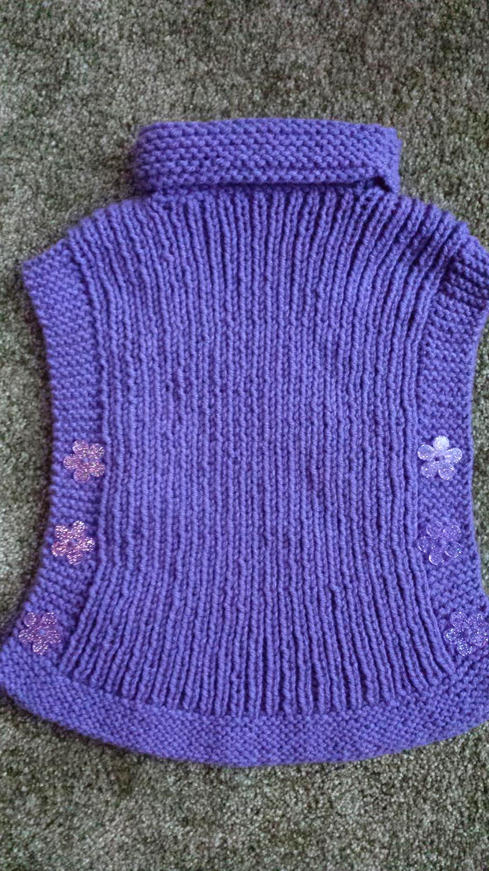 Child's Knit Poncho Pattern (Free) | AllFreeKnitting.com