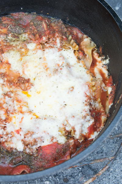 Dutch Oven Lasagna Dutch Oven Lasagna