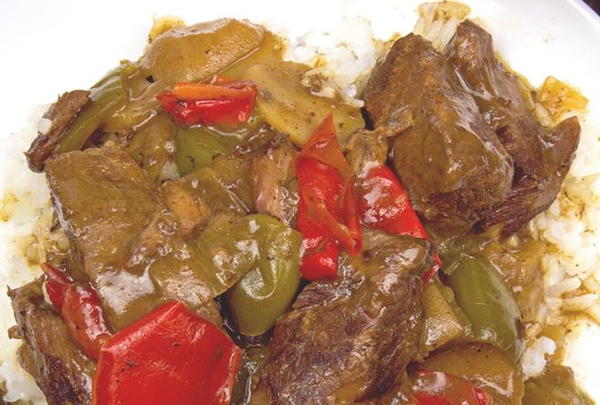 Easy Slow Cooker Pepper Steak