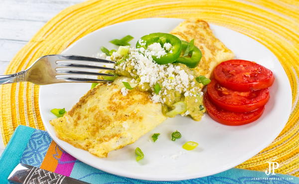 Mexican Omelet Recipe with Guacamole Mexican Omelet Recipe with Guacamole