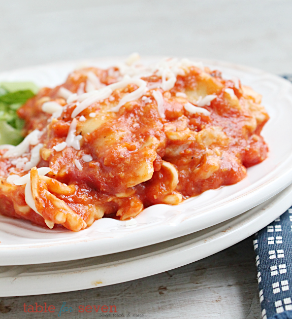 Slow Cooker Cheesy Ravioli Slow Cooker Cheesy Ravioli