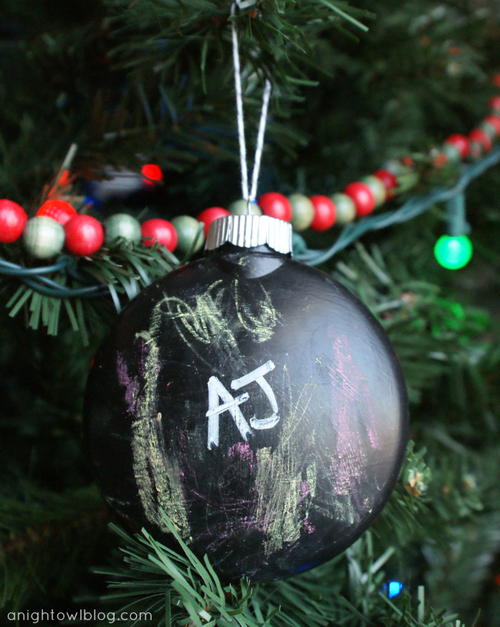Playful Holiday Chalkboard Ornament Playful Holiday Chalkboard Ornament