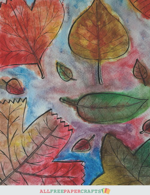 Free Printable Fall Leaf Art Free Printable Fall Leaf Art