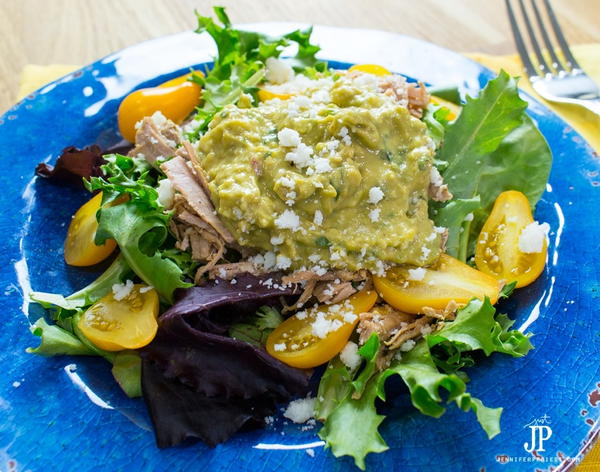 Shredded Pork Mexican Salad Recipe Shredded Pork Mexican Salad Recipe