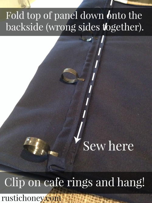 DIY Hidden Tab Curtains DIY Hidden Tab Curtains