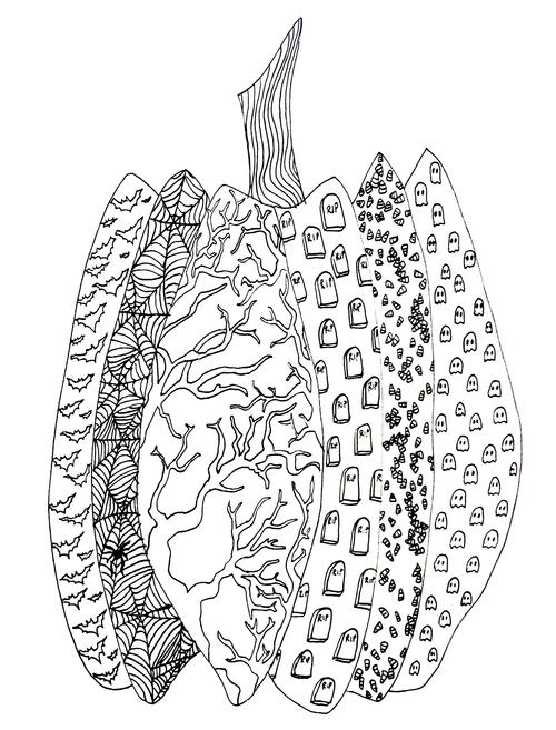 Printable Pumpkin Coloring Page Printable Pumpkin Coloring Page