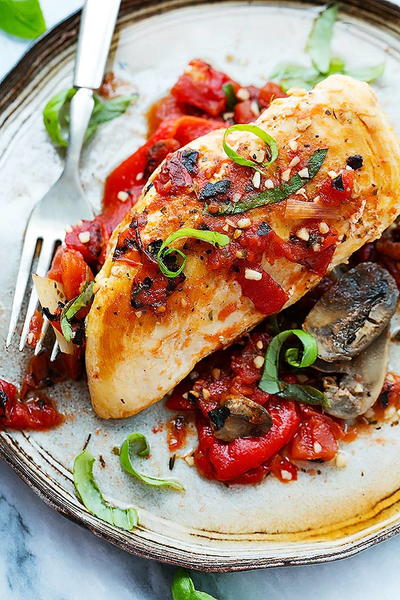 Easy Slow Cooker Tuscan Chicken Easy Slow Cooker Tuscan Chicken