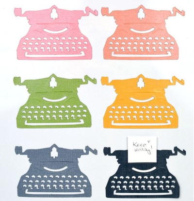 Typewriter Magnet Paper Crafts