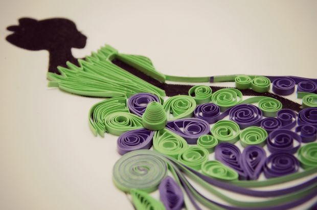 Princess Paper Quilling Design Princess Paper Quilling Design