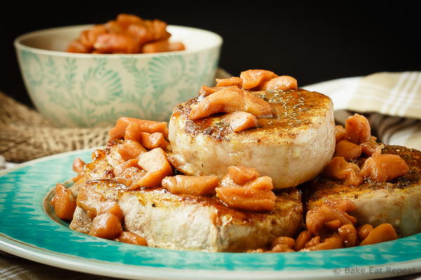 Baked Pork Chops with a Cinnamon Glaze Baked Pork Chops with a Cinnamon Glaze