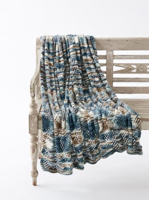 Seascape Lace Knit Blanket Pattern Seascape Lace Knit Blanket Pattern