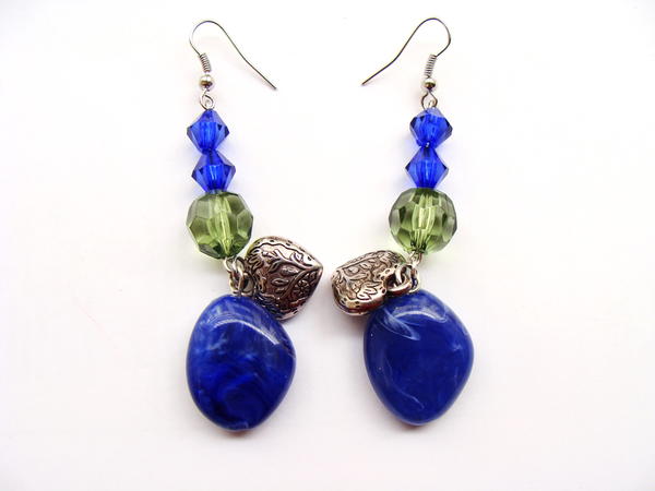 Mystical Sapphire Stone DIY Earrings Mystical Sapphire Stone DIY Earrings