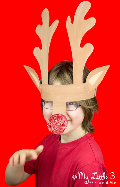 Magical Printable Reindeer Antler Template Magical Printable Reindeer Antler Template