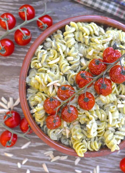 Creamy Vegan Pesto Pasta Salad Creamy Vegan Pesto Pasta Salad