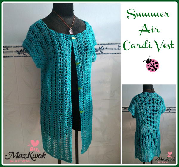 Summer Air Cardi Vest Summer Air Cardi Vest
