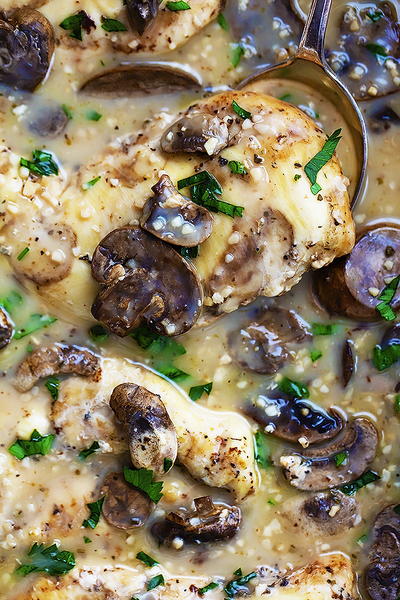 Easy Slow Cooker Chicken Marsala