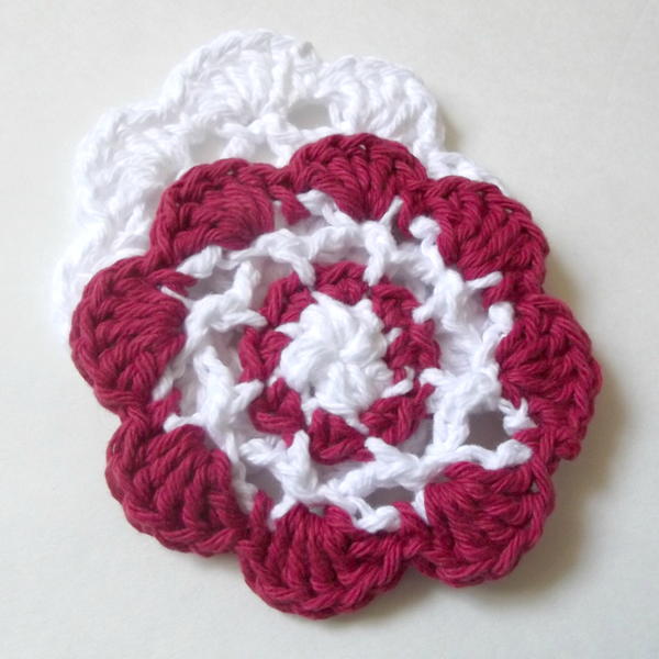 Crochet Flower Coaster Crochet Flower Coaster
