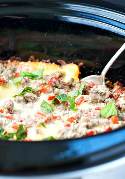Slow Cooker Ravioli Casserole Slow Cooker Ravioli Casserole