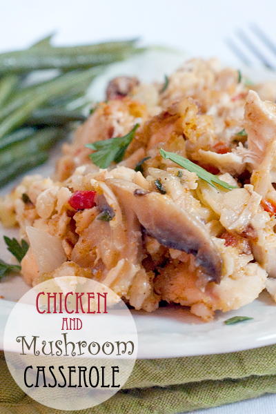 Lanas Cozy Mushroom Chicken Casserole Lanas Cozy Mushroom Chicken Casserole