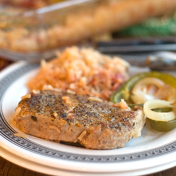 One-Dish Pork Chops and Rice One-Dish Pork Chops and Rice