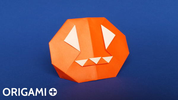 Origami Halloween Pumpkin Origami Halloween Pumpkin