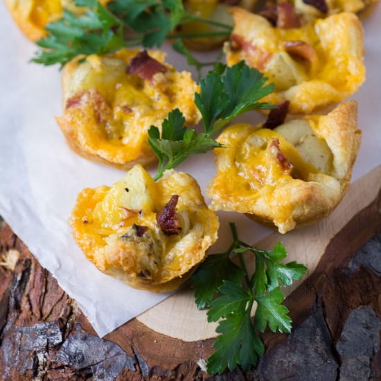 Potato Cheese Bacon Mini Tarts Potato Cheese Bacon Mini Tarts