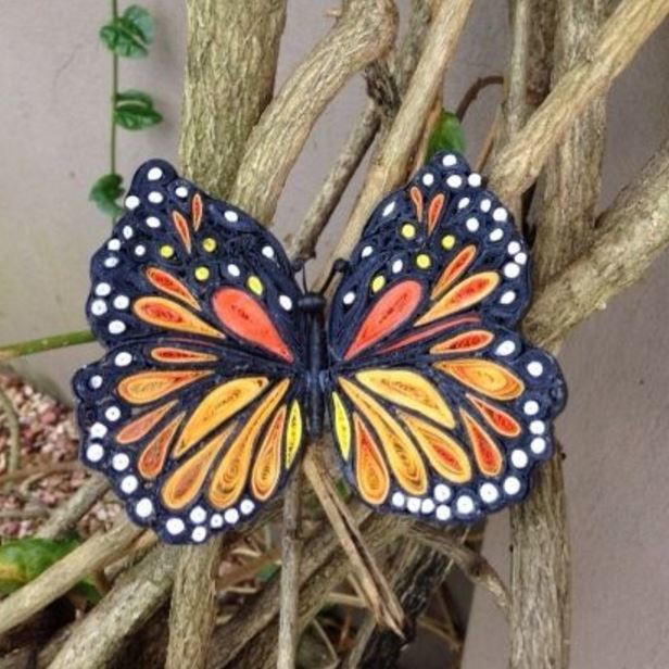 Beautiful Quilled Monarch Butterfly Beautiful Quilled Monarch Butterfly
