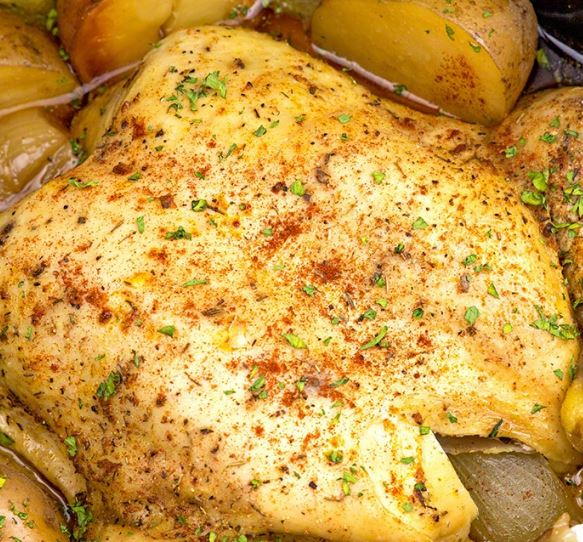 Easy Slow Cooker Country Chicken Easy Slow Cooker Country Chicken