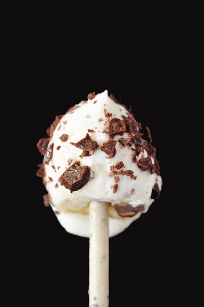 Banana Yogurt Frozen Treats on Pocky Sticks Banana Yogurt Frozen Treats on Pocky Sticks