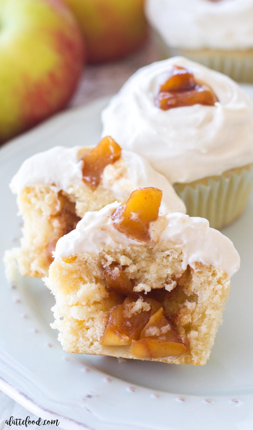 Apple Pie Cupcakes | FaveSouthernRecipes.com