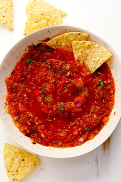 Slow Cooker Restaurant Style Garden Salsa Slow Cooker Restaurant Style Garden Salsa