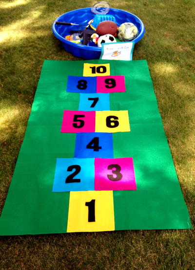 How to Make a Hopscotch Mat How to Make a Hopscotch Mat