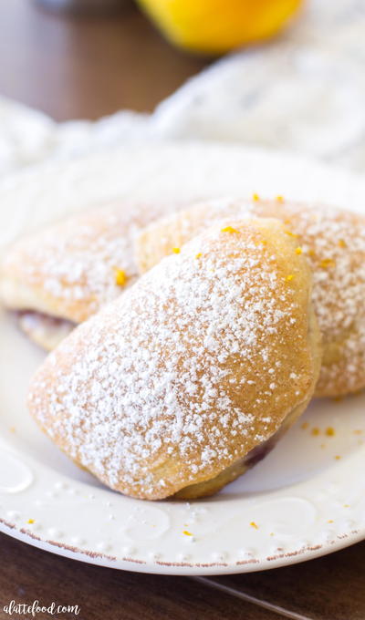 Easy Baked Blueberry Orange Beignets Easy Baked Blueberry Orange Beignets