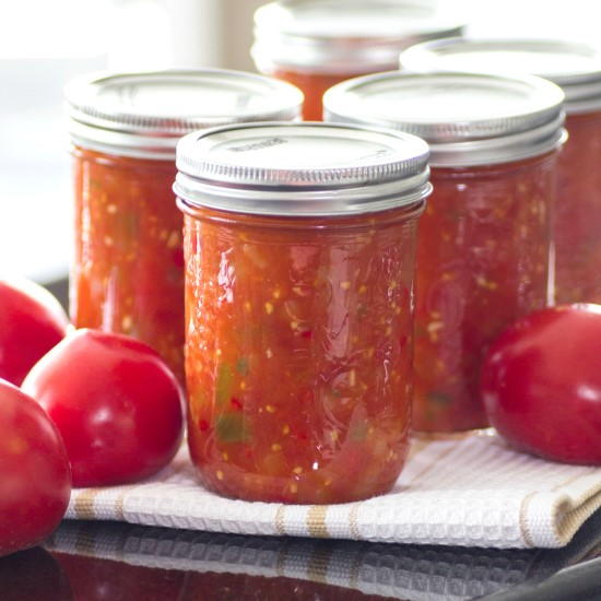 Homemade Canned Tomato Salsa Homemade Canned Tomato Salsa