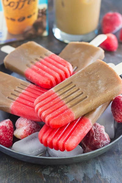 Strawberry Mocha Pops