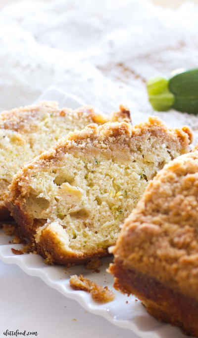 Zucchini Apple Crumb Bread