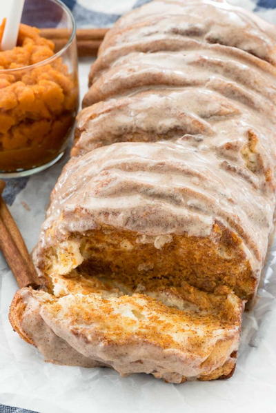 Perfect Pumpkin Pull Apart Loaf