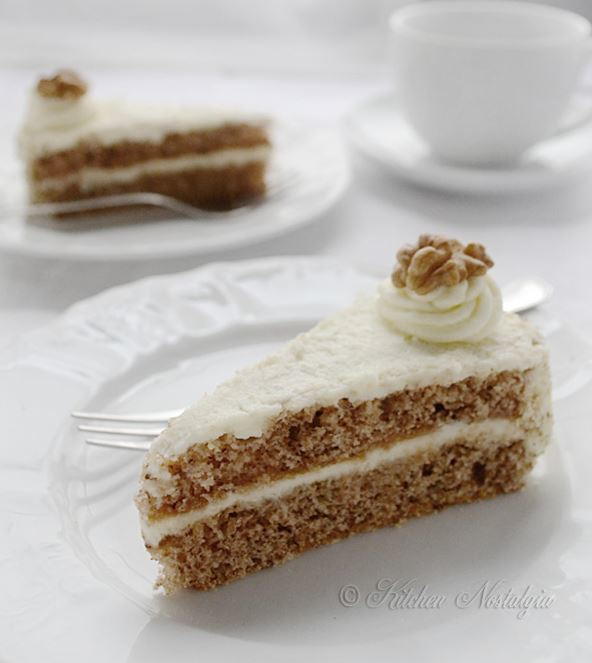 Walnut Cream Cake Walnut Cream Cake