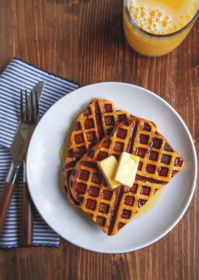 Pumpkin French Toast Waffles Pumpkin French Toast Waffles