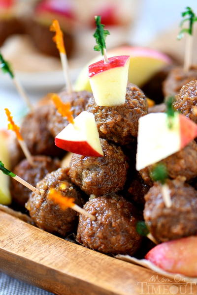 Slow Cooker Apple Cider Maple Meatballs Slow Cooker Apple Cider Maple Meatballs