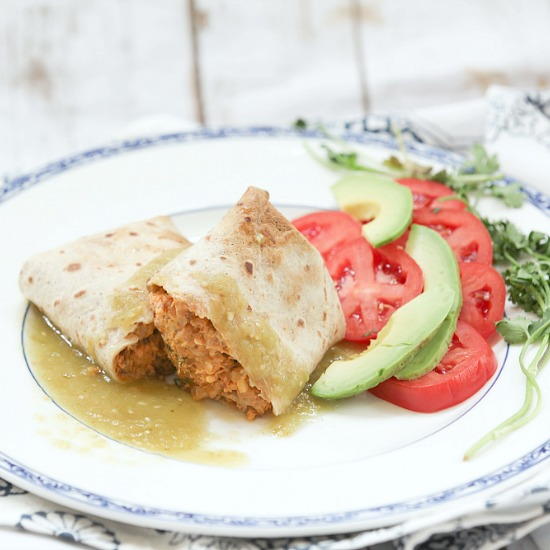 BBQ Salmon Baked Chimichangas BBQ Salmon Baked Chimichangas