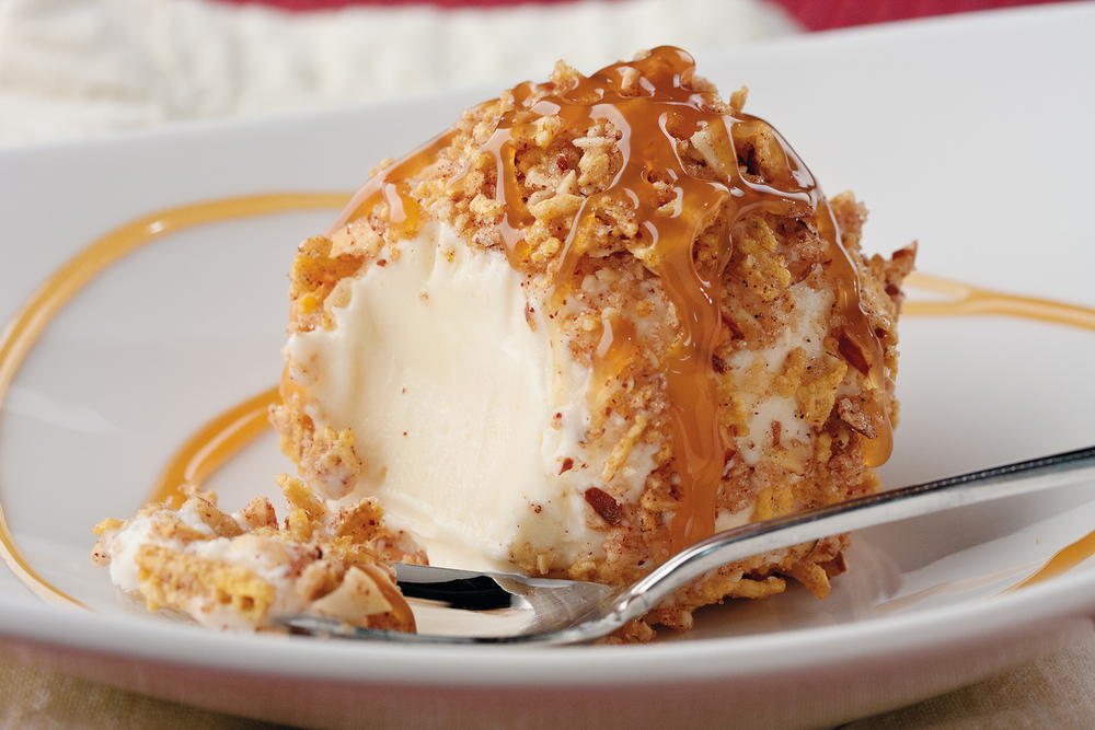 Crunchy Almond Ice Cream Balls Crunchy Almond Ice Cream Balls