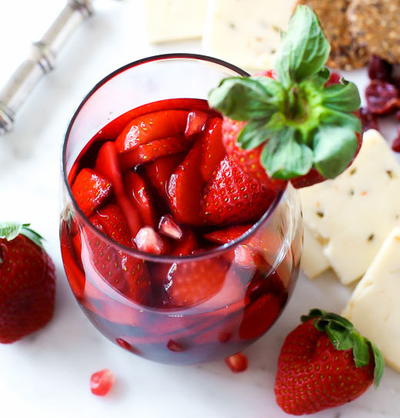 Strawberry Pomegranate Sangria Strawberry Pomegranate Sangria