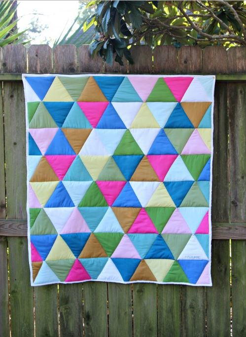 One-Day Triangle Quilt Tutorial One-Day Triangle Quilt Tutorial
