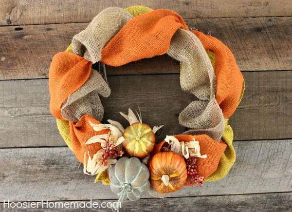 Sweater Weather DIY Fall Wreath Sweater Weather DIY Fall Wreath